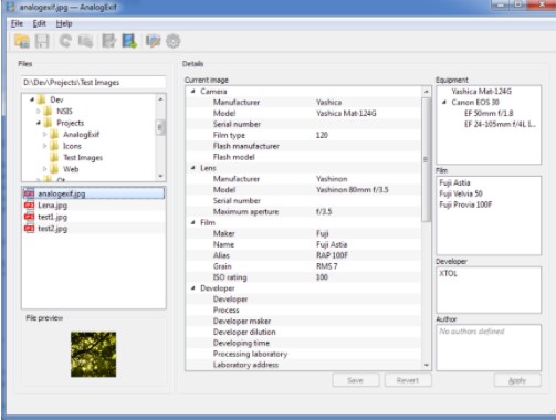 AnalogExif