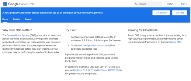 Google Public DNS